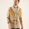 Pier One CardiganBeige/Multi-Coloured Uomo Maglieria PI922Q0BY-B11
