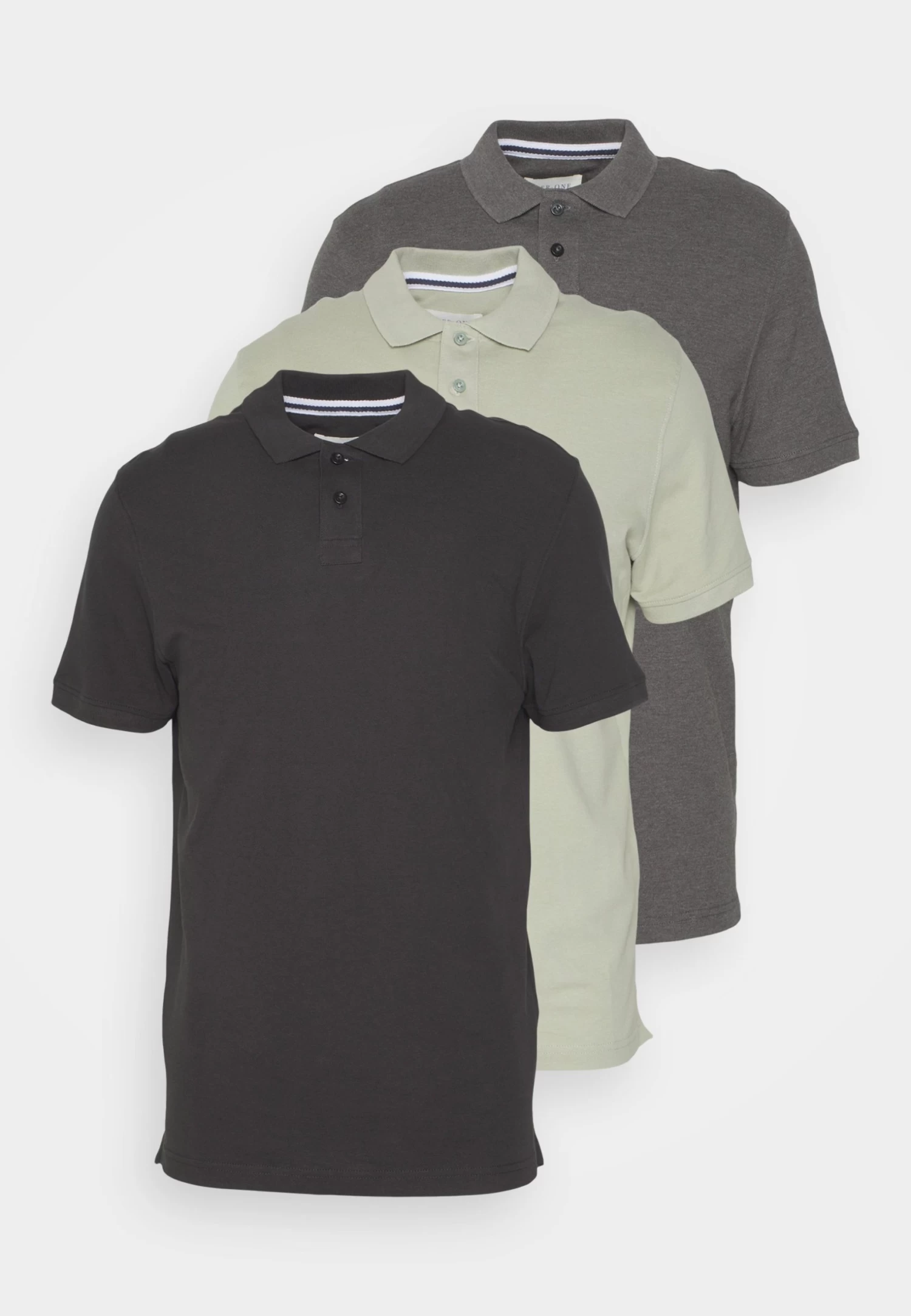 Pier One 3 PackPoloMint/Black/Grey Uomo T-shirt E Polo PI922P05T-M13 6 Pier One 3 PackPoloMint/Black/Grey Uomo T-shirt E Polo PI922P05T-M13 - immagine 6