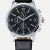 Pier One OrologioBlack/Silver-Coloured Uomo Orologi PI952M01B-Q11