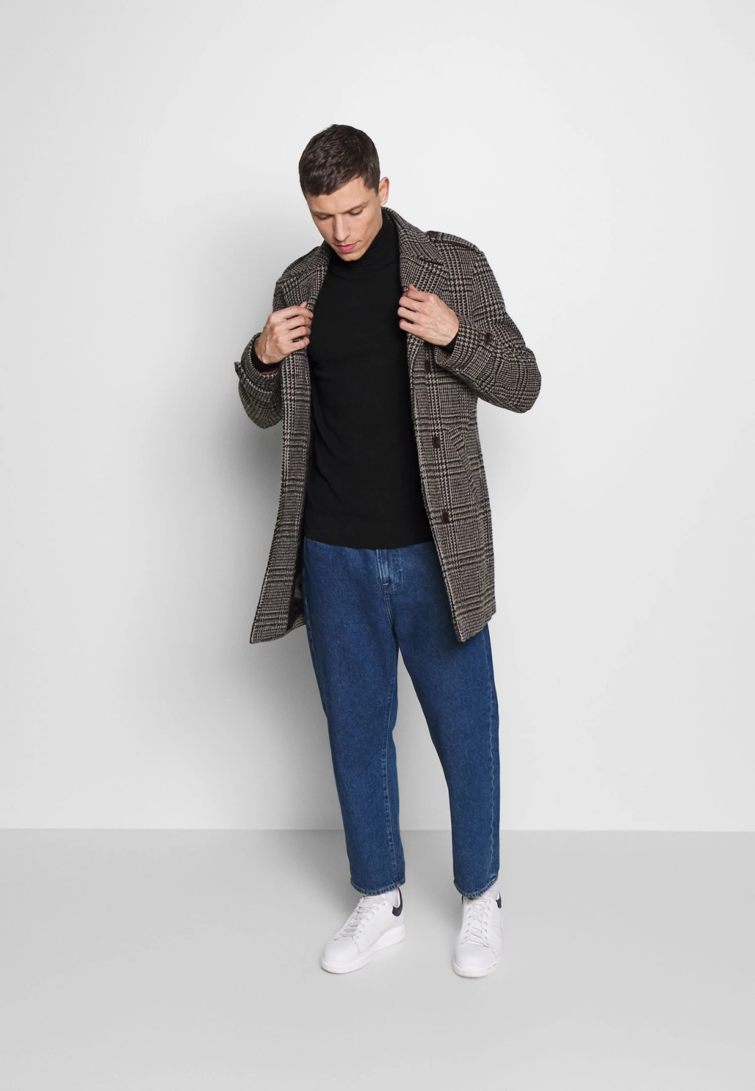 Pier One 2 PackBasic TurtleneckMaglioneBlack/Mottled Dark Grey Uomo Maglieria PI922Q06B-Q11 2 Pier One 2 PackBasic TurtleneckMaglioneBlack/Mottled Dark Grey Uomo Maglieria PI922Q06B-Q11 - immagine 2
