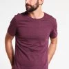 Pier One T-Shirt BasicBordeaux Melange Uomo T-shirt E Polo PI922O00I-G12