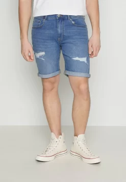 Pier One Shorts Di JeansBlue Denim Uomo Bermuda PI922F04L-K11